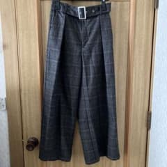 GU チェックワイドパンツ プールオーバー2点おまとめのサムネイル