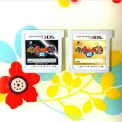 値下げ★妖怪ウォッチ2★元祖と本家セット★ソフトのみ ニンテンドー3DSゲームのサムネイル