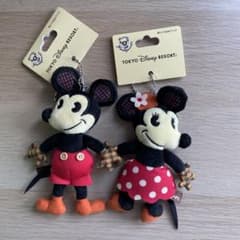 ハンディクラフト　ぬいぐるみバッジ ミッキー ミニー　handycraftのサムネイル