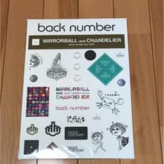 back number ウォールステッカーのサムネイル