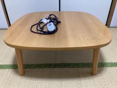 無印良品 正方形 こたつテーブル フラットヒーター - メルカリ