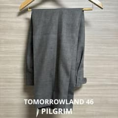 TOMORROWLAND/シェットランドウール 2プリーツスラックスのサムネイル