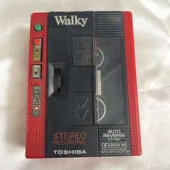 TOSHIBA KT-RS1 カセットプレーヤー レッド - メルカリ