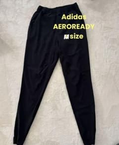Adidas AEROREADY ブラックパンツMサイズのサムネイル