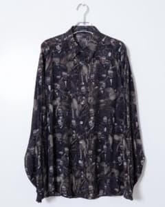 "byblos" all-over pettern rayon shirtのサムネイル