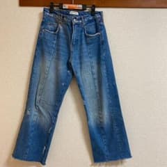 ZARA ビンテージ風　ダメージデニム ジーンズのサムネイル