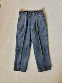 ビンテージ 80年代 UKリーバイス コーデュロイ ツータックパンツ ユーロ ビンテージ 80年代 UKリーバイス コーデュロイ ツータックパンツ