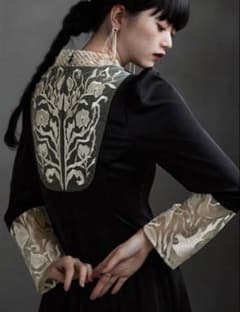 etoll. Back embroidery flared dress Lサイズ - メルカリ