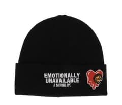 EMOTIONALLY UNAVAILABLE × BAPE BEANIE - メルカリ