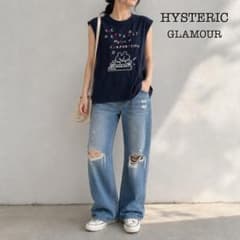 美品 ヒステリックグラマー HEAVENLY MUSIC ノースリーブ 黒 F - メルカリ