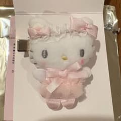 산리오 헬로 키티 화이트 고양이 발레리나 헤어 클립 헤어 핀