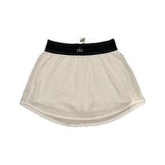 alo yoga Match Point テニススカート ホワイト Sサイズ - メルカリ