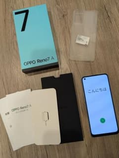 美品 OPPO Reno7 A ドリームブルー - メルカリ