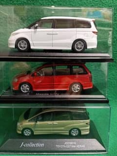 美品♪　ＳＭＡＣＫ　１７インチ　エスティマ、ＭＰＶ，エリシオン 1/43トヨタエスティマ・マツダMPV・ホンダエリシオン 3台セット - メルカリ