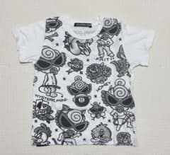ヒスミニ タトゥー 半袖Tシャツ (90㌢) モノクロ - メルカリ