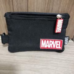 MARVEL 마블 파우치 패스 케이스, IC 정기 넣어 블랙