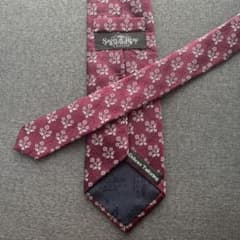 The Savile Row Company ネクタイ 花柄 ボルドーのサムネイル
