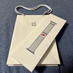 【即発送！】新品AppleWatch 純正ナイキスポーツループ46mmおまけ付！のサムネイル