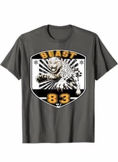 BEAST 83 グレー Tシャツのサムネイル
