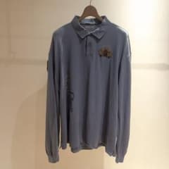 Martine Rose 長袖ポロシャツ M ブルー ロンT マーティンローズのサムネイル
