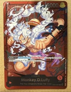 英語版ワンピースカード ルフィ ニカ Monkey.D.Luffy - メルカリ