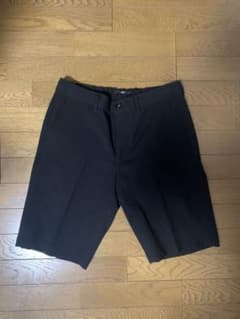 黒 ショートパンツ ゴム入りウエストのサムネイル