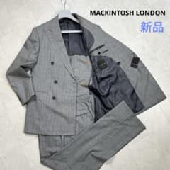 【新品】MACKINTOSH LONDON セットアップ　スーツ 新品〉MACKINTOSH LONDON【XL相当】ダブルセットアップスーツ - メルカリ