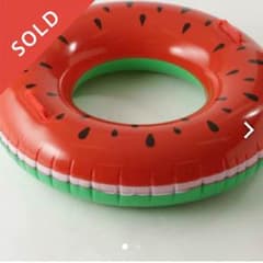 SOLDではないです！ スイカ 浮き輪手持ちつきのサムネイル