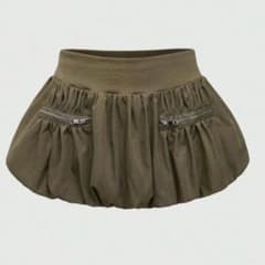 y2k バルーンスカート　グリーン