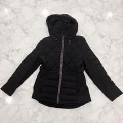 美品 TOMMY HILFIGER 黒 中綿ジャケット M 防寒 Aライン