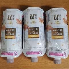 〖新品3本セット〗ぬれた肌に使うボディ乳液　金木犀　ビオレu 詰め替え★のサムネイル