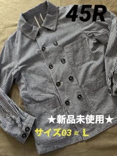45R】☆新品未使用☆クックサージのダブルプティカバーオール
