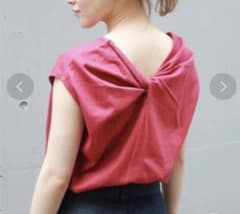 テンジクバッククロスプルオーバー　天竺　カシュクールのサムネイル