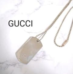 GUCCIグッチ　シルバープレートネックレス　sv925 ボールチェーンのサムネイル