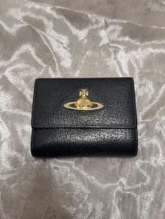Vivienne Westwood 三つ折り財布 ファスナータイプ ブラックのサムネイル