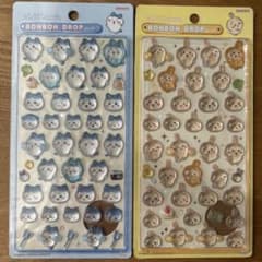 ちいかわボンボンドロップシール ハチワレ うさぎ2点セットのサムネイル