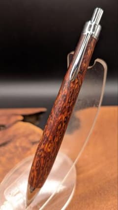 768極上 黄花梨 変わり杢 木軸シャーペン ボールペン 10000円 - メルカリ