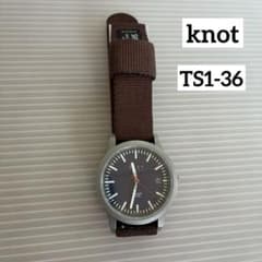 Knot チタン 腕時計 TS1-36 SHINDO ストラップ付 Knot チタン 腕時計 TS1-36 SHINDO ストラップ付 - メルカリ
