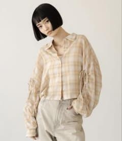 LOWRYSFARM シアーチェックシャツショートのサムネイル