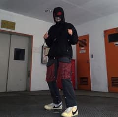 最終値下げ！99%is  bat hoodie size3 （black）のサムネイル