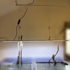 ゼンスイ 2ラインLED照明 吊り下げパーツ2個used品 - メルカリ