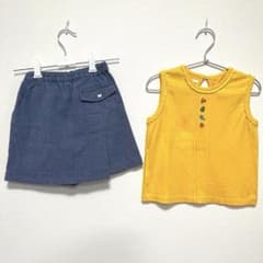 ファミリア Tシャツ キュロットスカート 120㎝ - メルカリ