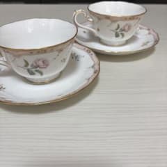 ノリタケ ダイヤモンドコレクション メゾンフルール カップ&ソーサー2