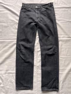 Levi's 80s 先染めブラックデニムパンツ　アメリカ製のサムネイル
