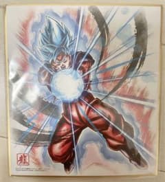 [신품] 드래곤볼 색종이 art 초사이어인 갓 블루 손오공