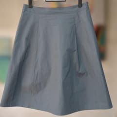 Spick＆Spanフレアスカート ひざ丈スカート ブルー系