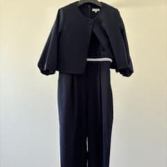 Ume様　オールインワンのみ　セレモニー　ネイビー パフスリーブ150のサムネイル