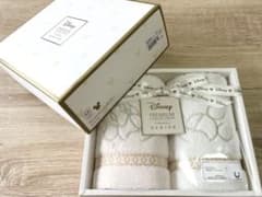 【新品未使用】ディズニー フェイスタオル ゲストタオル ペアセットのサムネイル