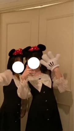 titty&Co. petit リボン付きワンピース ブラックのサムネイル