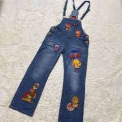 GRAND GROUND デニム サロペット オーバーオール M レトロ 刺繍 GRAND GROUND デニム サロペット オーバーオール M レトロ 刺繍 - メルカリ